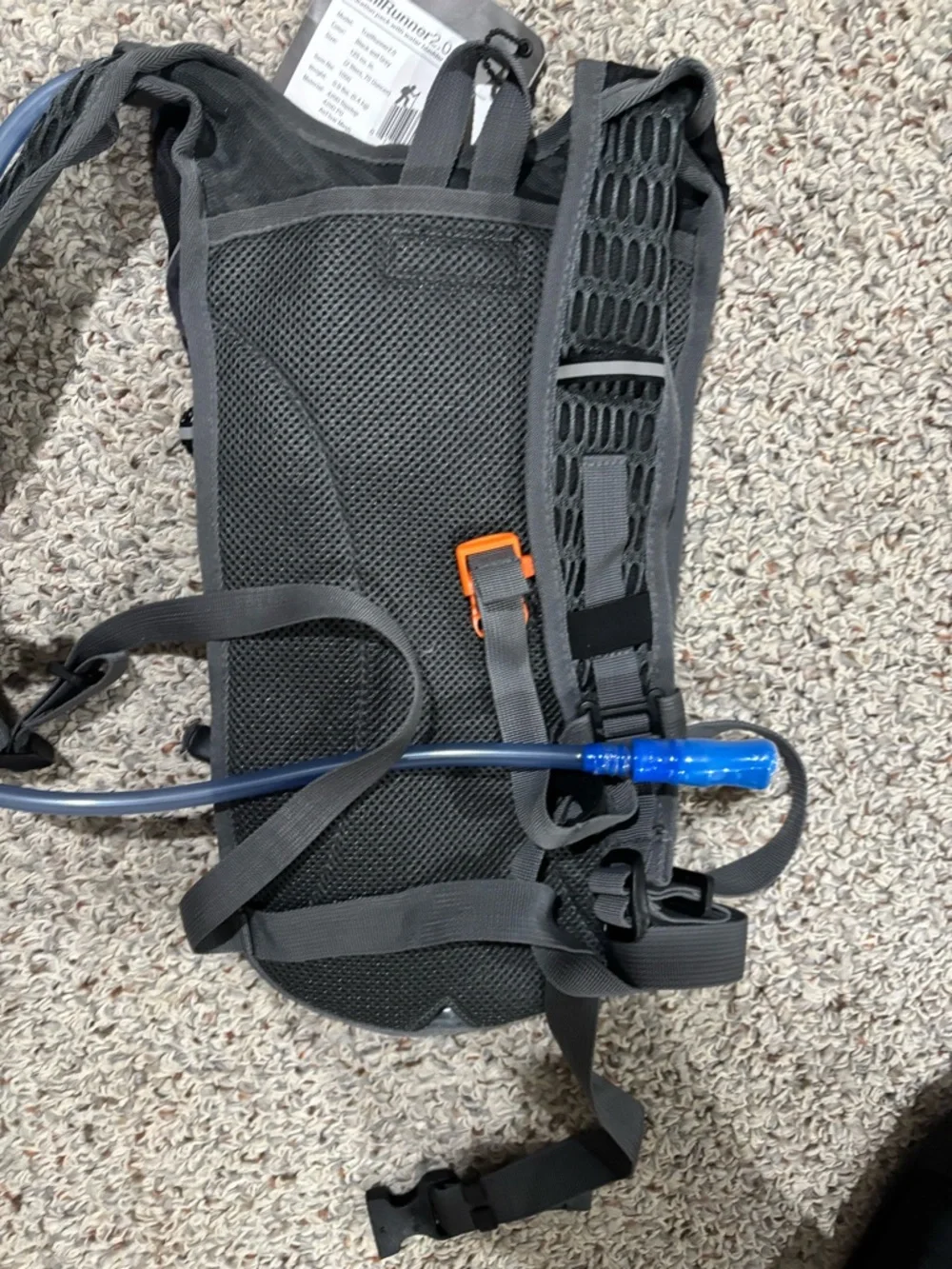 TETON Sports TrailRunner 2.0 Hydration Pack - Black and Grey